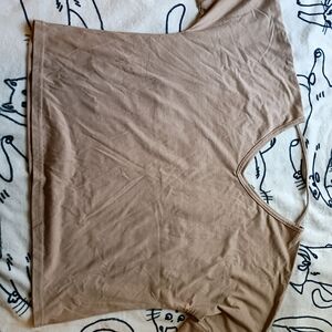 Casual Tan Crop Top for Women